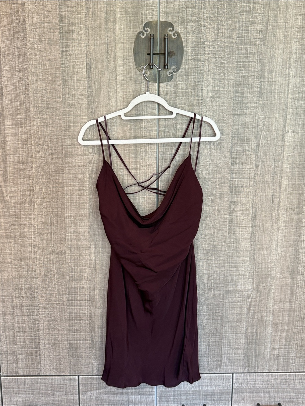 H&M Silky Strappy Cowl Neck